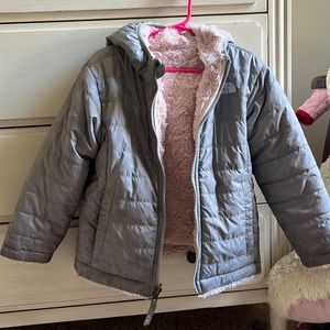 The North Face gray winter jacket